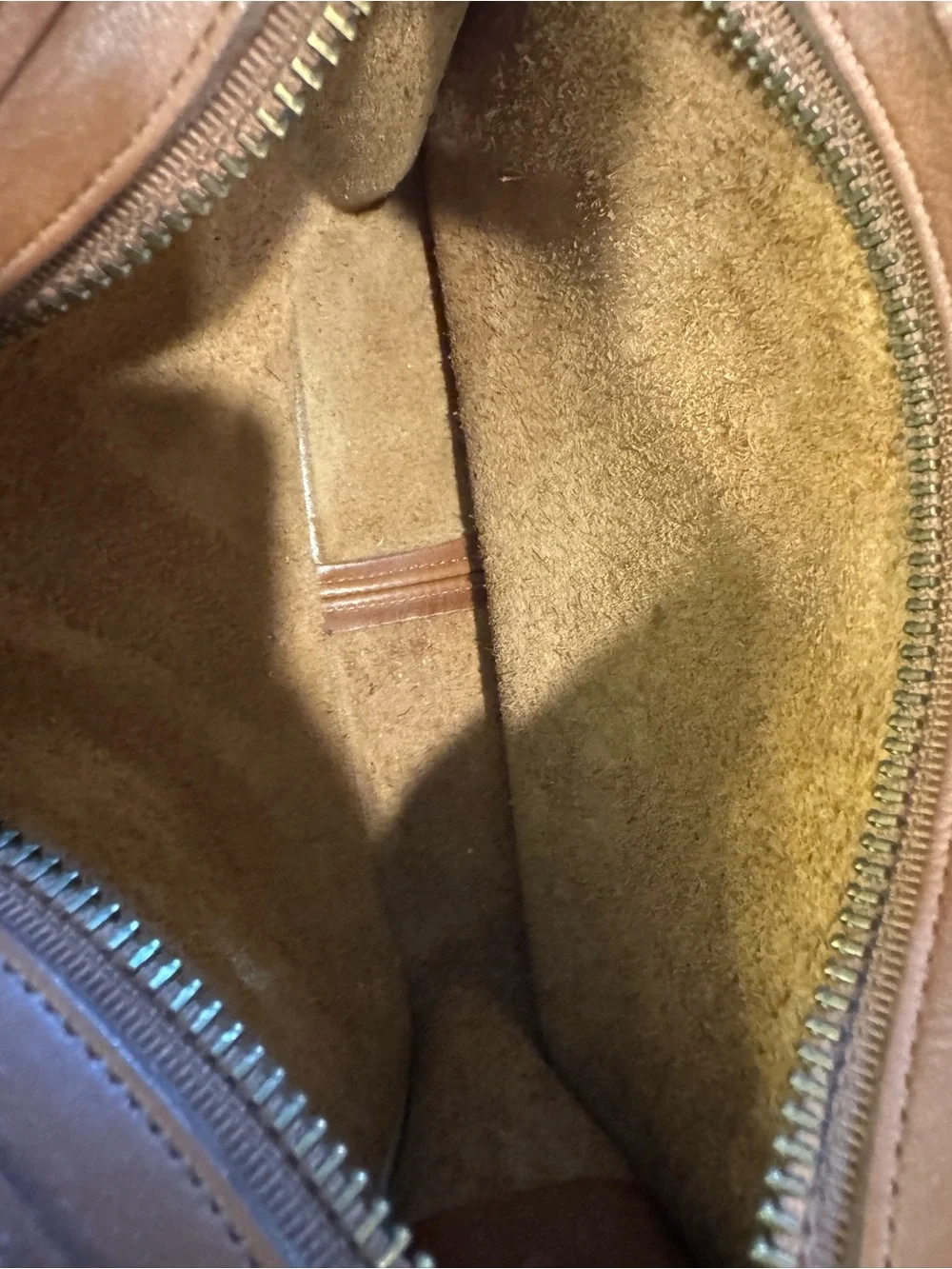 Coach Tan Leather Messenger Crossbody